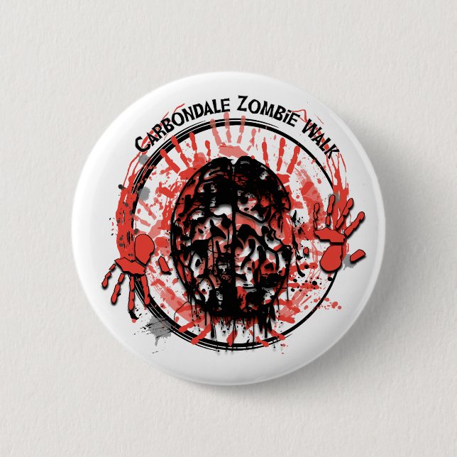 Carbondale Zombie-Wegknopf Button (Vorderseite)