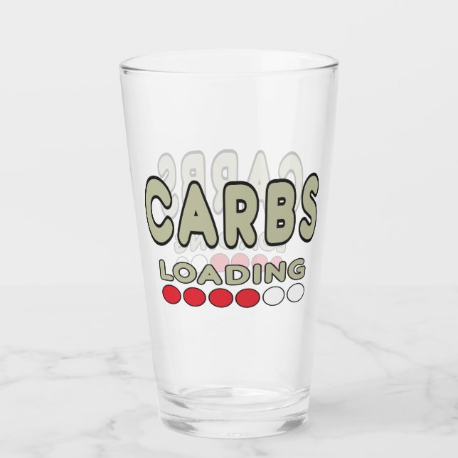 Carbs Loading Glas (Vorderseite)