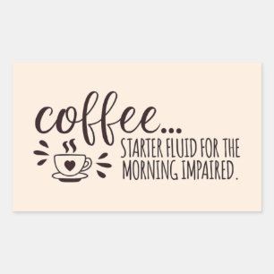 Carburant du matin : Stickers Lover café