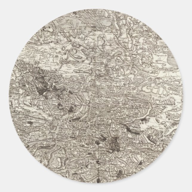 Carcassonne Runder Aufkleber (Vorderseite)