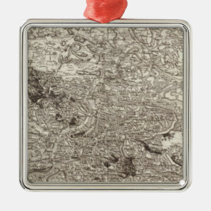 Carcassonne Silbernes Ornament