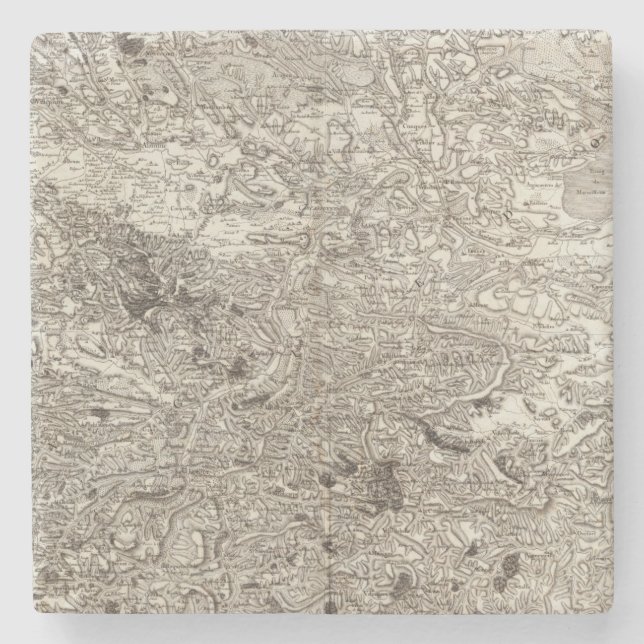 Carcassonne Steinuntersetzer (Vorderseite)