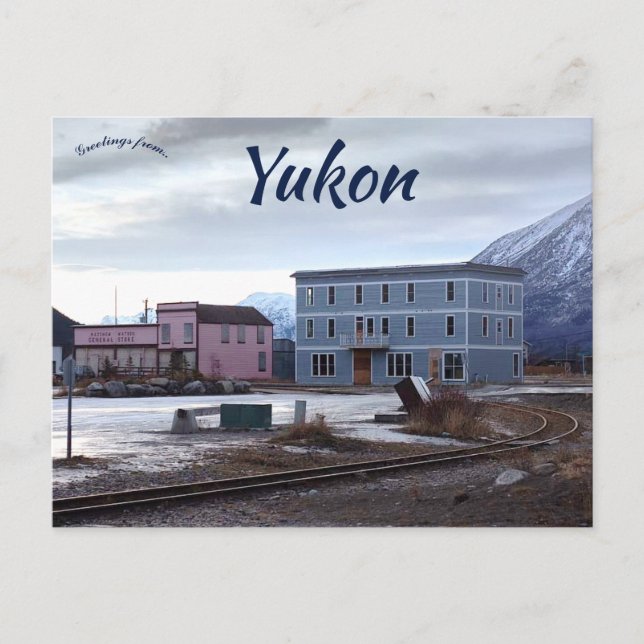 Carcross Yukon Canada Postkarte (Vorderseite)