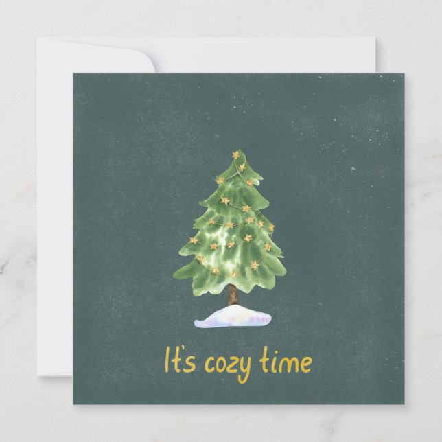 Card (13,3x13,3cm) - It's Cozy Time Karte (Vorderseite)