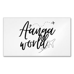 Card Aangaworld Magnetische Visitenkarte