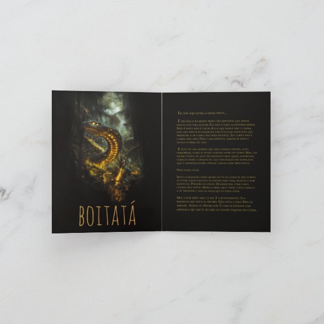 Card Boitatá Ankündigung (Innenseite)