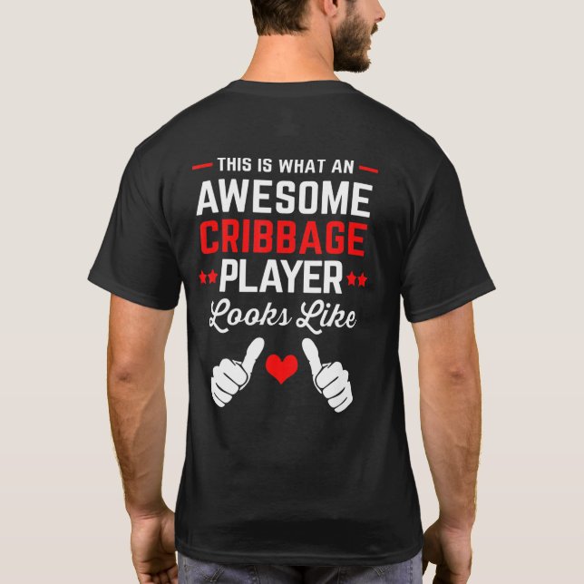 Card Game Cribbage T-Shirt (Rückseite)