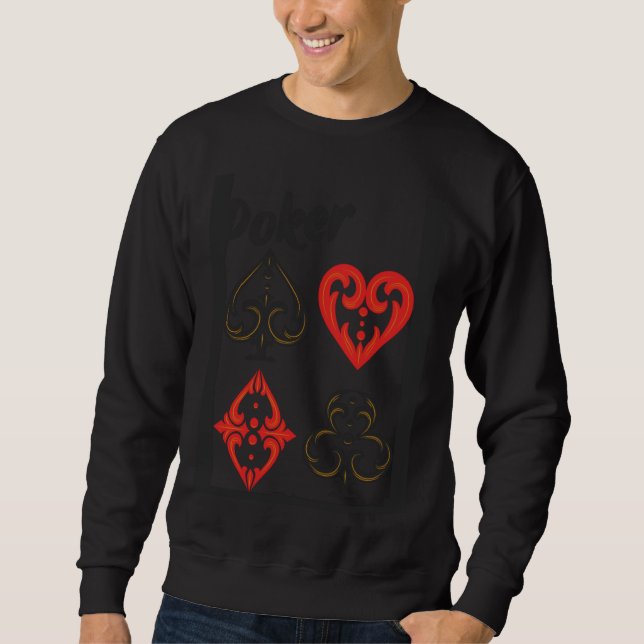 Card Games  Poker Champ Sweatshirt (Vorderseite)