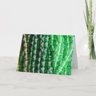Card, Green Beads Karte