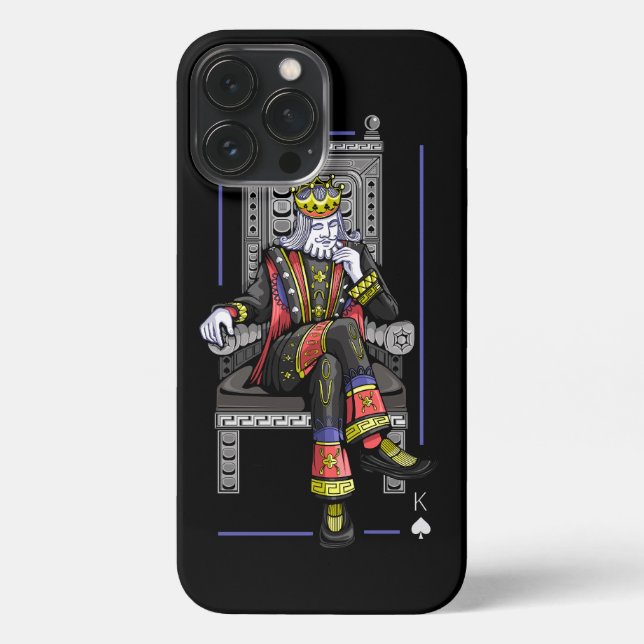 Card King iPhone 13 Pro Max Hülle (Rückseite)