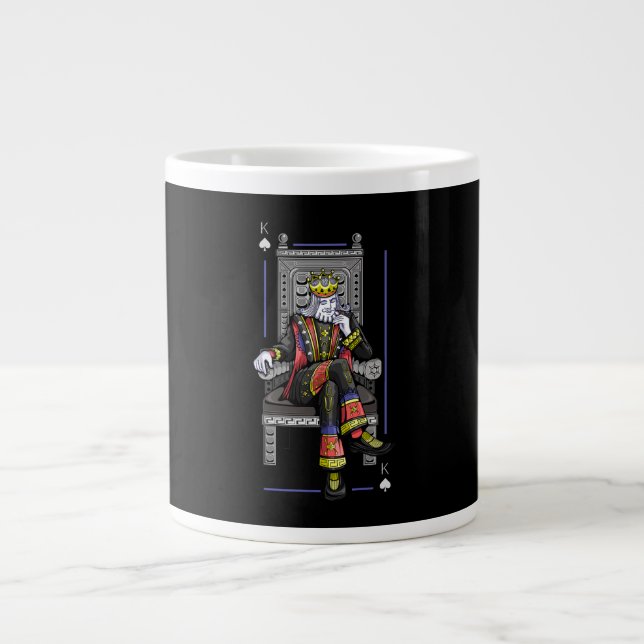 Card King Jumbo-Tasse (Vorderseite)