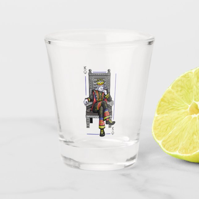 Card King Schnapsglas (Vorderseite)