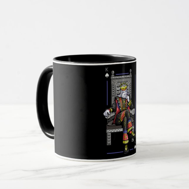 Card King Tasse (Vorderseite Links)