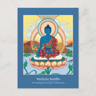 CARD Medicine Buddha - mit schönem Rücken Postkarte
