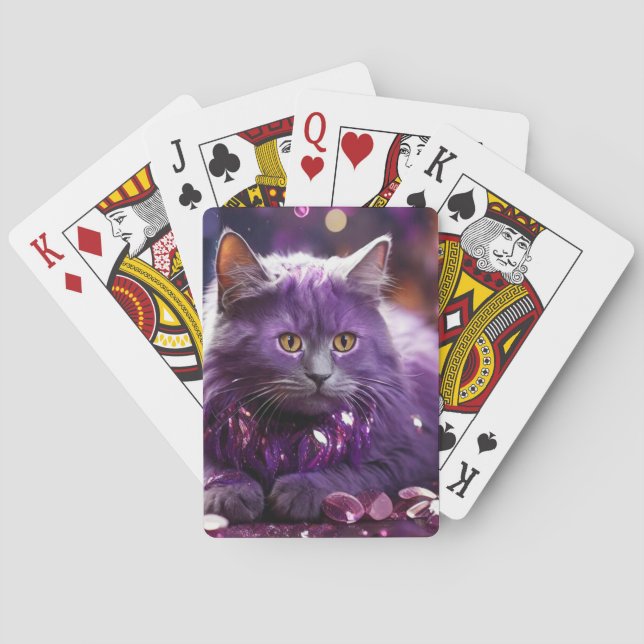 Card-Poker für Katzen-Liebhaber Spielkarten (Rückseite)