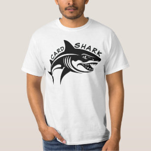 Card Shark Great White Shark Kreuzfahrt T-Shirt