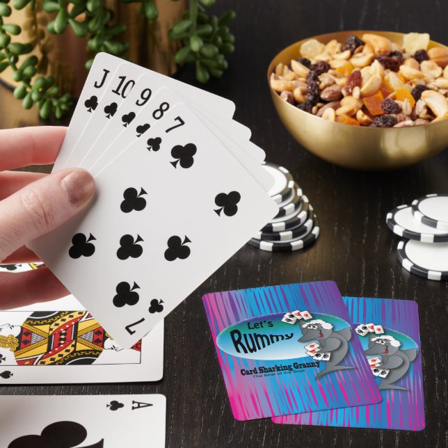 Card Sharking Granny Spielkarten (In Situ)