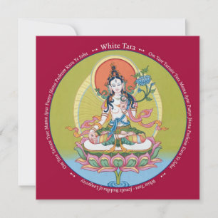 CARD White Tara - mit Umschlag