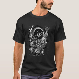 Cardano Coin-Crypto Astronaut T-Shirt