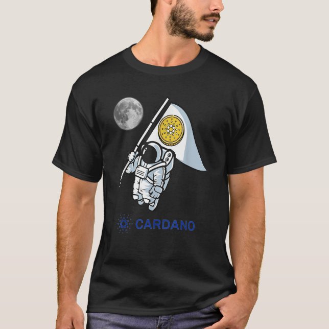 Cardano Foundation ADA Blockchain NFT Cryptocurren T-Shirt (Vorderseite)