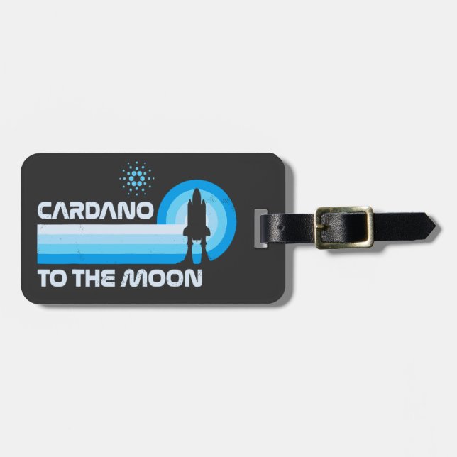 CARDANO-TO-MOON GEPÄCKANHÄNGER (Vorderseite horizontal)