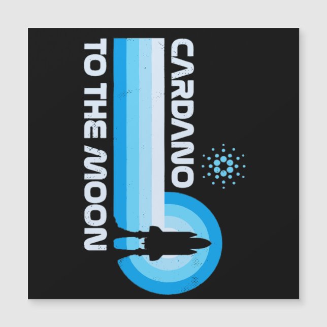 CARDANO-TO-MOON MAGNETKARTE (Vorderseite)