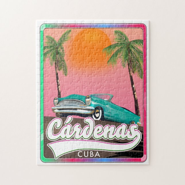 Cárdenas Cuba Vintage Reiseplakat (Vertikal)