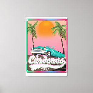 Cárdenas Kuba Vintage-Reiseposter Leinwanddruck