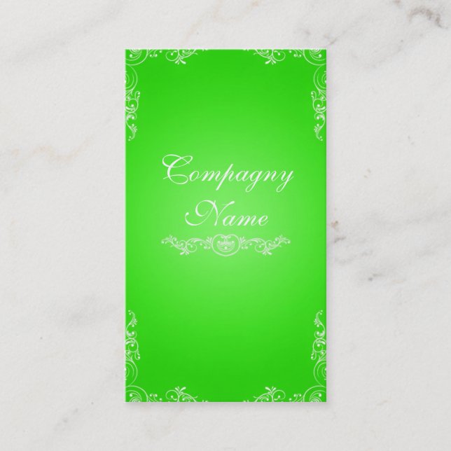 CardGrün Visitenkarte (Vorderseite)