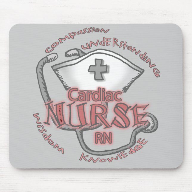 Cardiac Nurse Axiom Mouse Pad Mousepad (Vorne)