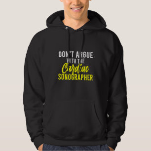 Cardiac Sonographin Echo Tech Rdcs Hoodie