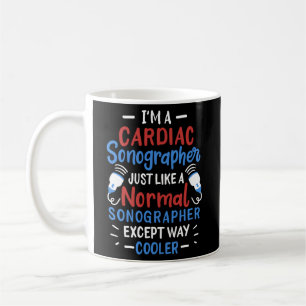 Cardiac Sonographin Echocardiograph Echo Tech Kaffeetasse