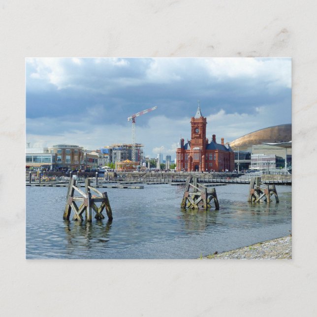 Cardiff Bay, Cardiff, Wales Postkarte (Vorderseite)