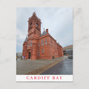 Cardiff Bay Pierhead Building vue carte postale