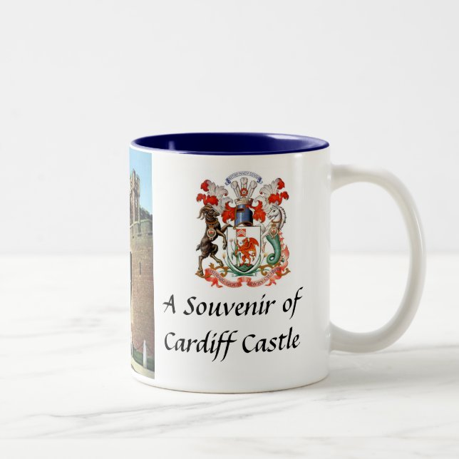 Cardiff Castle Souvenir Tasse (Rechts)