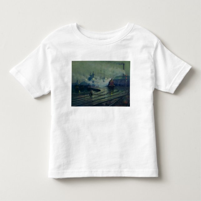 Cardiff-Docks, 1896 Kleinkind T-shirt (Vorderseite)