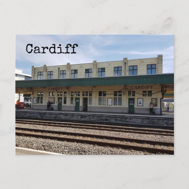 Cardiff Postcard Postkarte (Vorderseite)