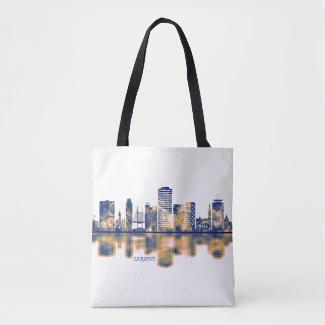 Cardiff Skyline Tasche (Vorderseite)