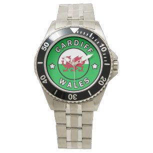 Cardiff Wales Armbanduhr