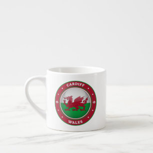 Cardiff Wales Espressotasse