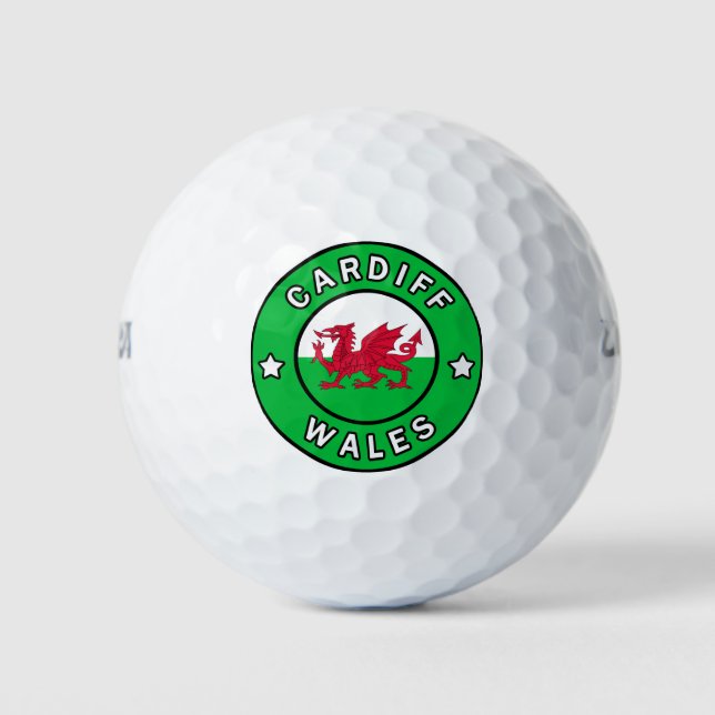 Cardiff Wales Golfball (Vorderseite)