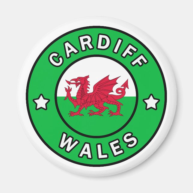Cardiff Wales Magnet (Vorne)