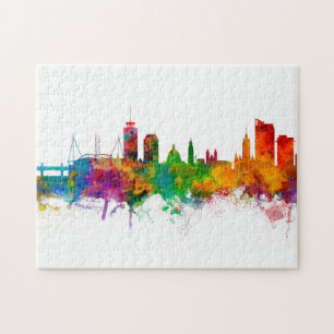 Cardiff Wales Skyline