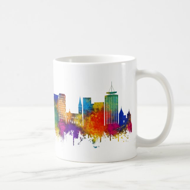 Cardiff Wales Skyline Kaffeetasse (Rechts)