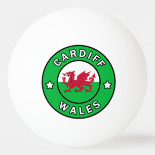 Cardiff Wales Tischtennisball