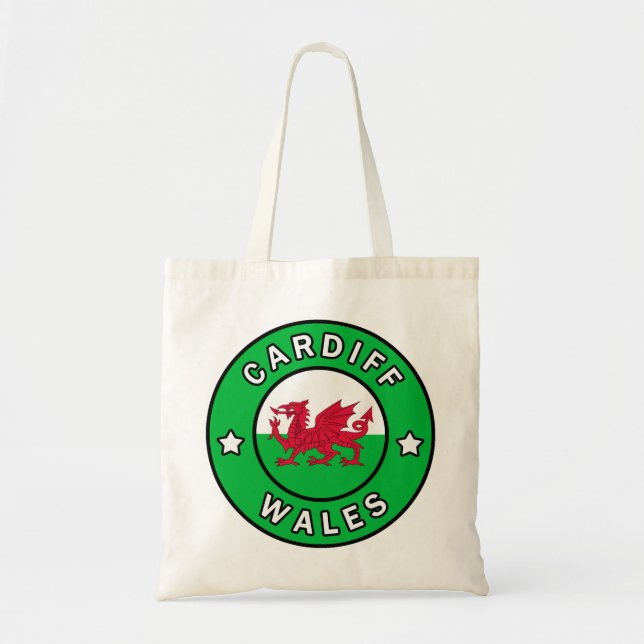 Cardiff Wales Tragetasche (Vorne)