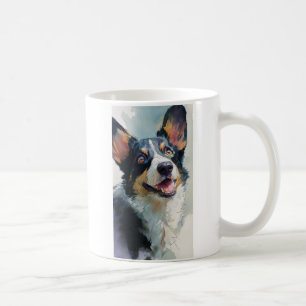 Cardigan Corgi Aquarell Kaffeetasse