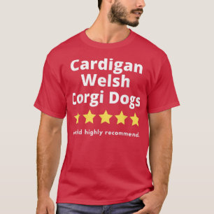Cardigan Welch Corgi 5 Sterne von fünf  T-Shirt