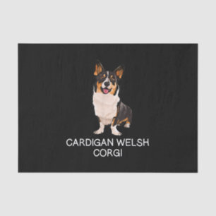 Cardigan Welsh Corgi Crazy Dog Lover Seidenpapier