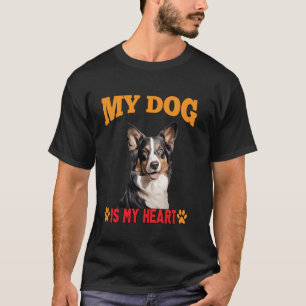 Cardigan Welsh Corgi Dog Besitzer Design Mein Hund T-Shirt